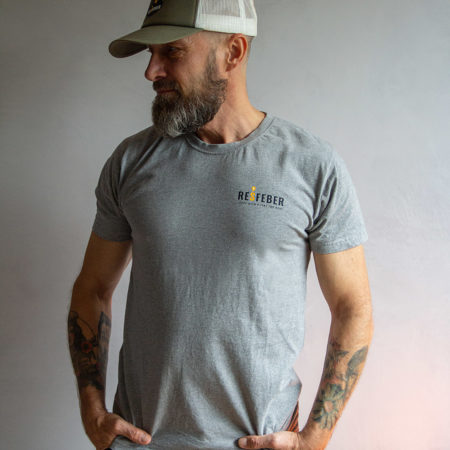 T-Shirt-grau-Herren-Resfeber