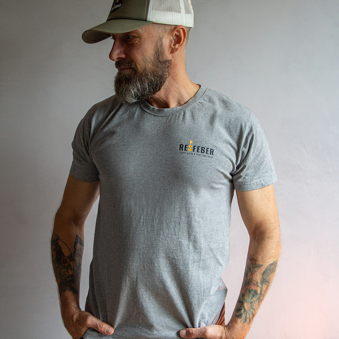 T-Shirt-grau-Herren-Resfeber T-Shirt-grau-Herren-Resfeber